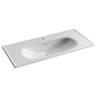 Тумба с раковиной Sancos Code 100 подвесная, белая