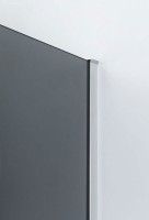 Душевая перегородка Cezares Liberta -L-1-80-120-GR-Cr профиль хром, стекло серое