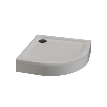 Поддон для душа Radomir Берген RD 80х80 см, слив черный