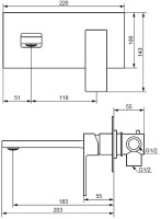 Смеситель для раковины Damixa Gala 530260000 С ВНУТРЕННЕЙ ЧАСТЬЮ хром Смеситель для раковины Damixa Gala 530260000 С ВНУТРЕННЕЙ ЧАСТЬЮ хром