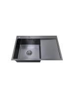 Мойка кухонная РМС MRK-7851BL-L c дозатором, графит