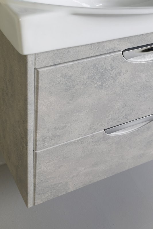 Тумба под умывальник Нёман НП 65-02 Бетон светлый (164)