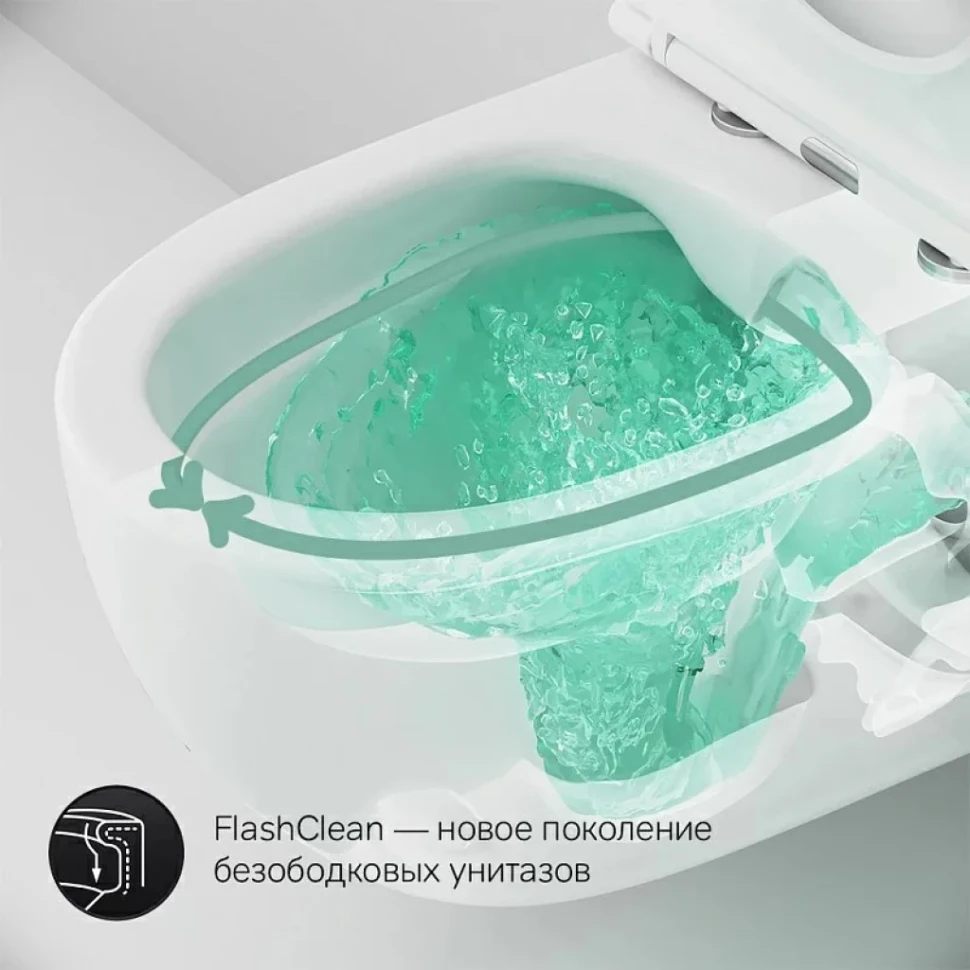 Комплект Унитаз подвесной AM.PM Awe + Крышка C117853WH с микролифтом, петли хром + Звукоизоляция Geberit + Инсталляция Duofix Delta 458.149.21.1 с кнопкой смыва, хром