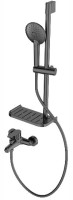 Смеситель для ванны с душем Wonzon & Woghand Alfa WW-AE3201-BGG темный графит