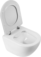 Комплект Унитаз подвесной BelBagno Amanda BB051CHR безободковый + Крышка BB901SC с микролифтом + Инсталляция Geberit Duofix UP 320 111.300.00.5 + Кнопка Sigma 01 115.770.JQ.5 лакированная, матовый хром + Крепления 111.815.00.1 к стене + Звукоизоляция