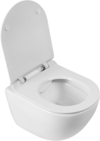 Комплект Унитаз подвесной BelBagno Amanda BB051CHR безободковый + Крышка BB901SC с микролифтом + Инсталляция Geberit Duofix UP 320 111.300.00.5 + Кнопка Sigma 01 115.770.JQ.5 лакированная, матовый хром + Крепления 111.815.00.1 к стене + Звукоизоляция