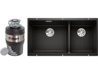 Комплект Мойка Blanco Subline 480/320-U черная + Измельчитель Bort Alligator Mega Комплект Мойка Blanco Subline 480/320-U черная + Измельчитель Bort Alligator Mega