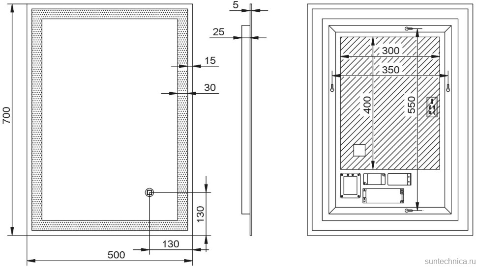 Зеркало Esbano ESMI3429FRD