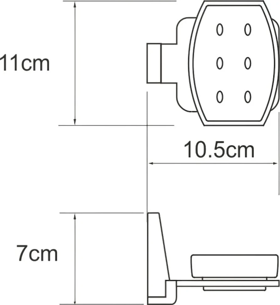 Набор Стакан Wasserkraft Abens K-3228D + Мыльница K-3229