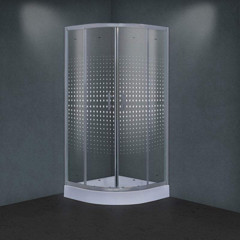 Душевой уголок Timo TL-1101R Romb Glass с поддоном