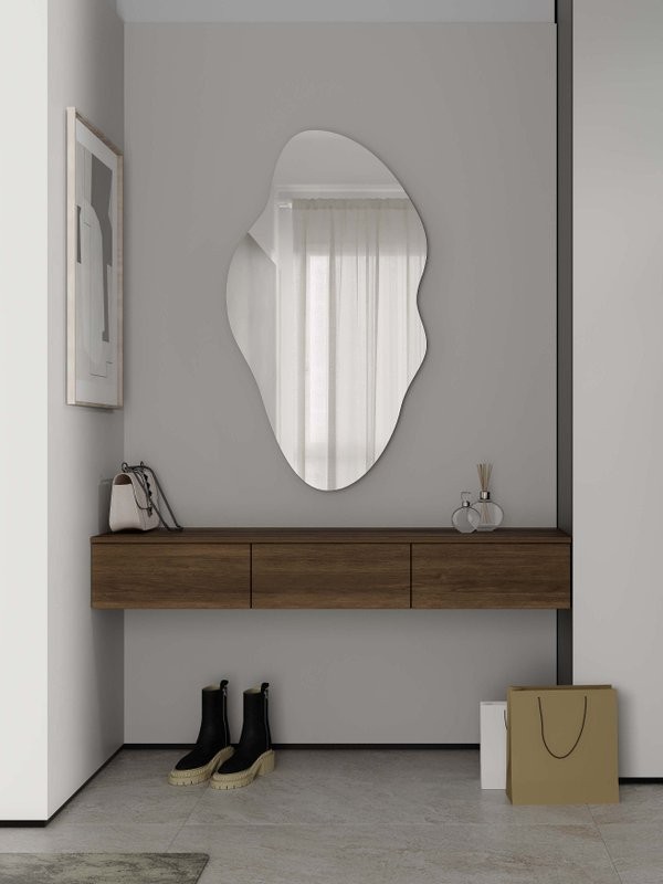 Зеркало CONTINENT Led Phantom 60х110 см, с холодной подсветкой, с датчиком движения