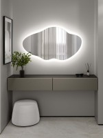 Зеркало CONTINENT Led Phantom 60х110 см, с холодной подсветкой, с датчиком движения