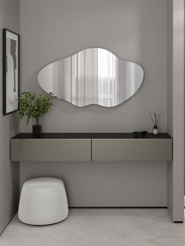 Зеркало CONTINENT Led Phantom 60х110 см, с холодной подсветкой, с датчиком движения