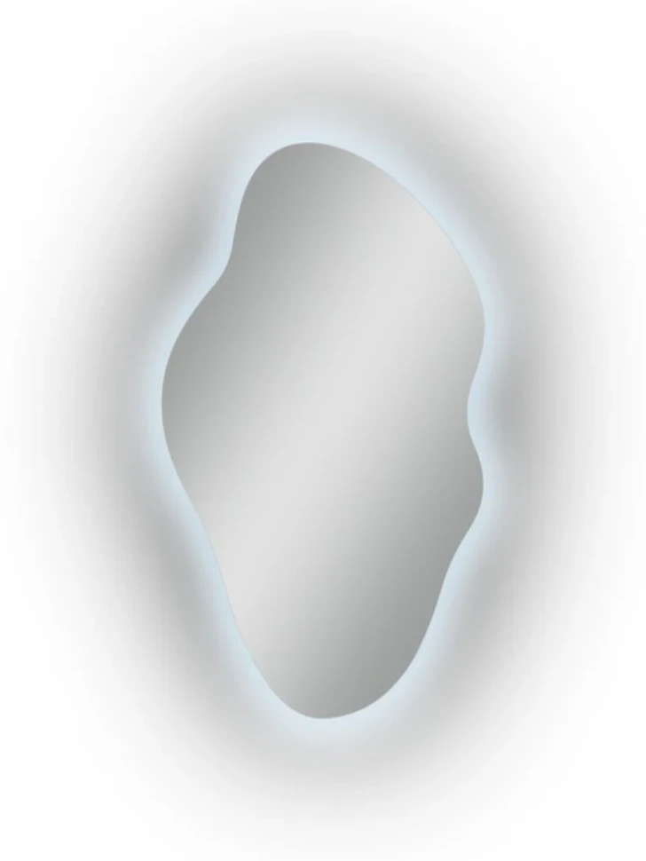 Зеркало CONTINENT Led Phantom 60х110 см, с холодной подсветкой, с датчиком движения
