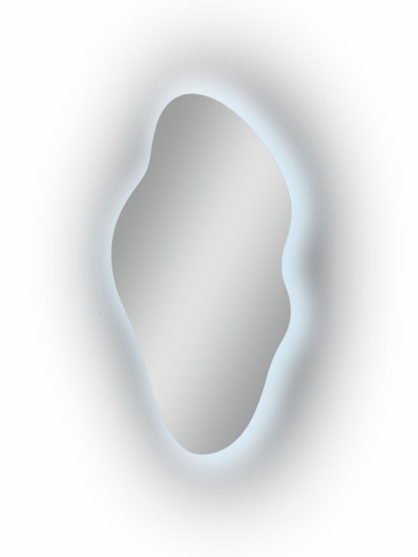 Зеркало CONTINENT Led Phantom 60х110 см, с холодной подсветкой, с датчиком движения