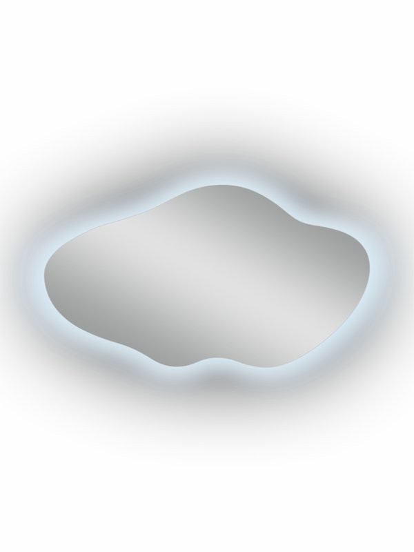 Зеркало CONTINENT Led Phantom 60х110 см, с холодной подсветкой, с датчиком движения