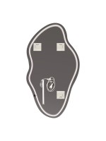 Зеркало CONTINENT Led Phantom 60х110 см, с холодной подсветкой, с датчиком движения