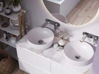 Смеситель для раковины Cersanit Moduo 64096 С ВНУТРЕННЕЙ ЧАСТЬЮ