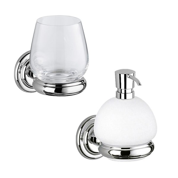 Набор Стакан Keuco Astor 02150019000 + Дозатор 02153019000