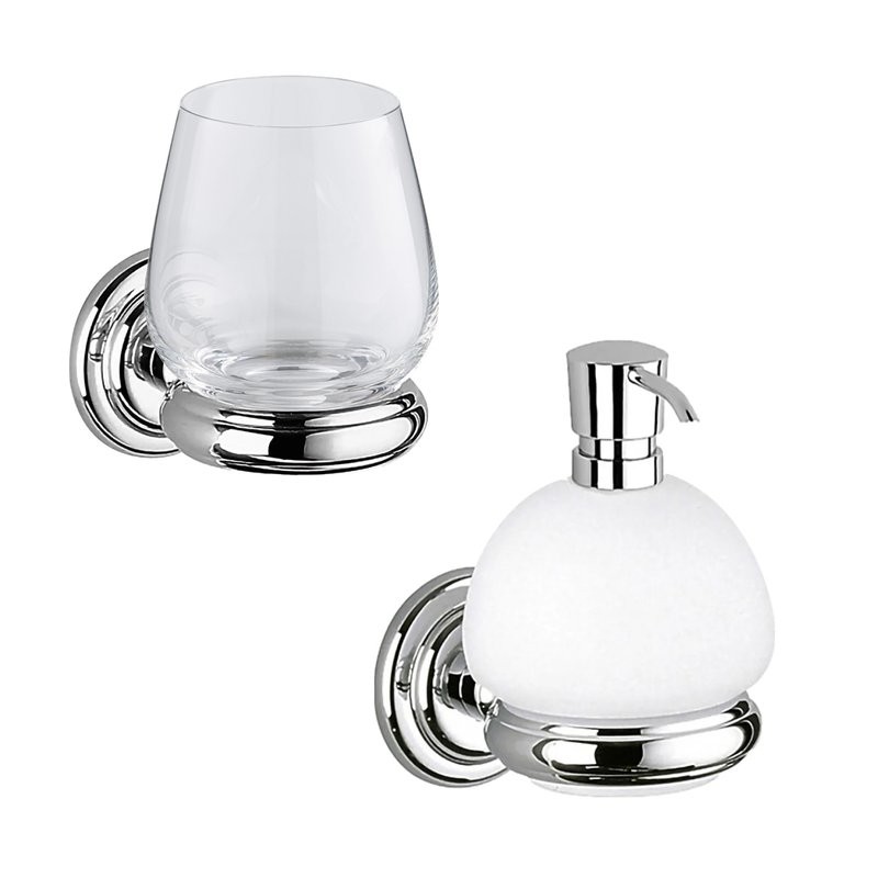 Набор Стакан Keuco Astor 02150019000 + Дозатор 02153019000