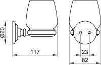 Набор Стакан Keuco Astor 02150019000 + Дозатор 02153019000 Набор Стакан Keuco Astor 02150019000 + Дозатор 02153019000