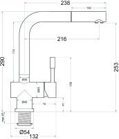 Смеситель для кухни Seaman Eco Venice SSN-0912P-DG dark gun