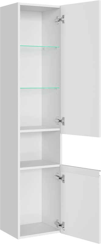 Шкаф-пенал для ванной Aqwella Rodos 35 белый