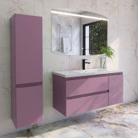 Мебель для ванной комнаты Caprigo Forte 120 R подвесная, лиловая