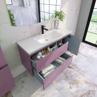 Мебель для ванной комнаты Caprigo Forte 120 R подвесная, лиловая