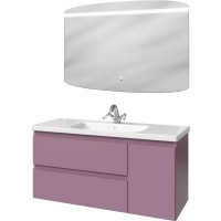 Мебель для ванной комнаты Caprigo Forte 120 R подвесная, лиловая