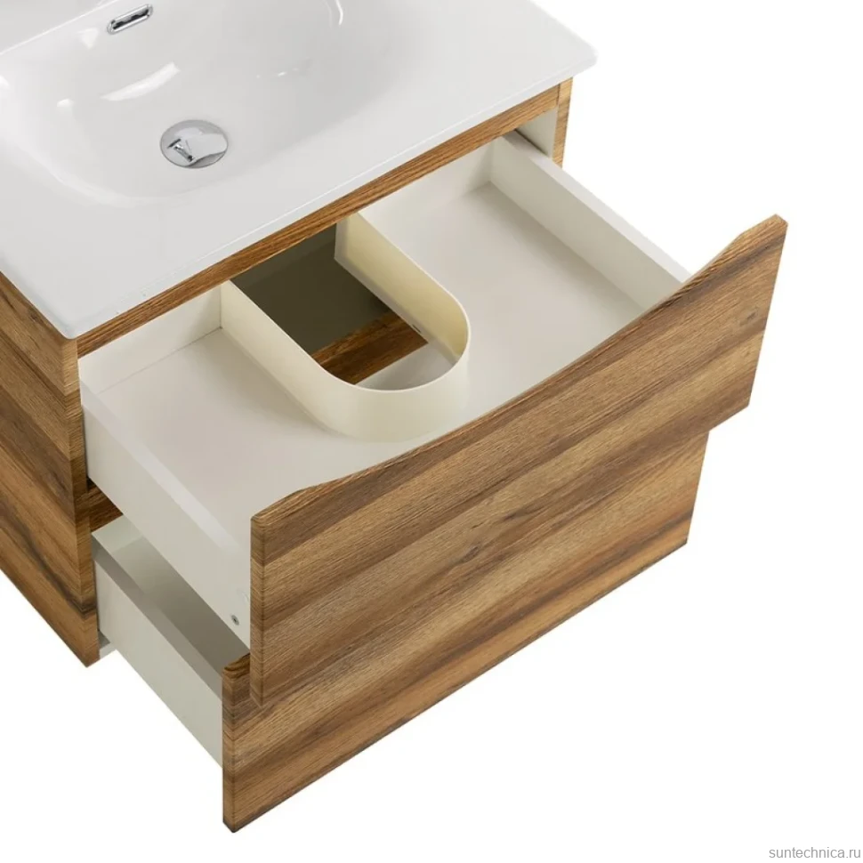 Тумба с раковиной BelBagno Marino-cer-mini 50 подвесная, rovere rustico