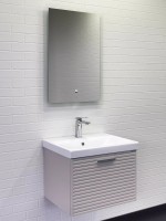 Мебель для ванной комнаты Comforty Касабланка 60 подвесная, серый шелк