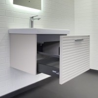 Мебель для ванной комнаты Comforty Касабланка 60 подвесная, серый шелк