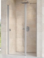 Душевая дверь в нишу Ravak Chrome CSD2-110 профиль сатин, стекло прозрачное