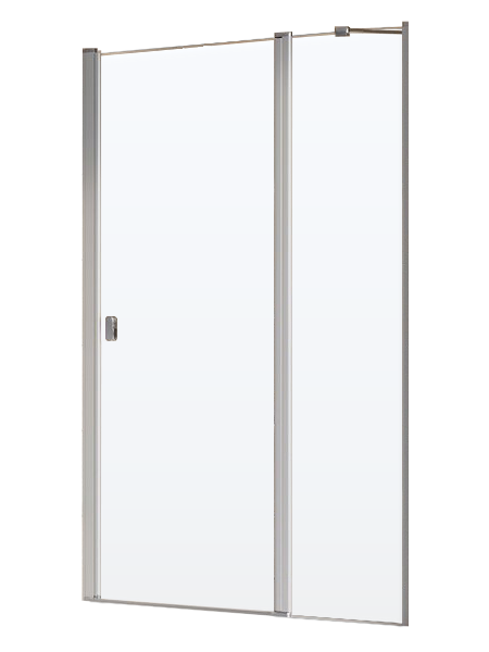 Душевая дверь в нишу Ravak Chrome CSD2-110 профиль сатин, стекло прозрачное