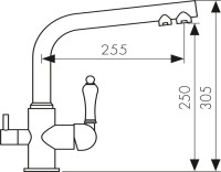 Смеситель для кухни Kaiser Vincent 31144 хром Смеситель для кухни Kaiser Vincent 31144 хром