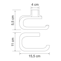 Набор Держатель Wasserkraft Kammel K-8396 + Ершик K-8327 Набор Держатель Wasserkraft Kammel K-8396 + Ершик K-8327