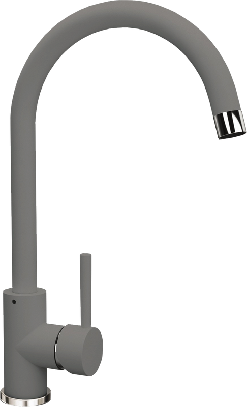 Смеситель для кухни Florentina Альфа FL серый шелк