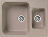 Комплект Мойка GranFest Quarz Z09 песок + Смеситель MEGA Ege MG-PL10 хром