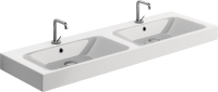 Раковина Kerasan Cento 3536 140 см, двойная