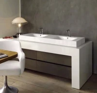 Раковина Kerasan Cento 3536 140 см, двойная