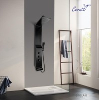 Душевая панель Ceruttispa Sella B CT8989 черная
