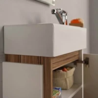 Мебель для ванной комнаты AQUATON Эклипс М светлый эбони R Мебель для ванной комнаты AQUATON Эклипс М светлый эбони R