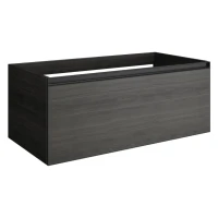 Тумба под раковину без столешницы Armadi Art Quatro 1 100 oak anthracite, профиль anthracite