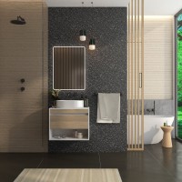 Тумба подвесная для ванной 65 см Teymi Ritta корпус белый фасад дуб T60538