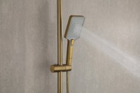 Душевая стойка Gappo G91 G2491-3 с термостатом, золото