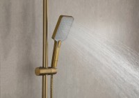Душевая стойка Gappo G91 G2491-3 с термостатом, золото