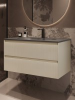Тумба под раковину без столешницы Vincea Welle 100 m.beige soft-touch