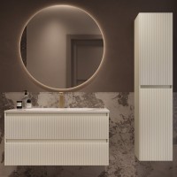 Тумба под раковину без столешницы Vincea Welle 100 m.beige soft-touch