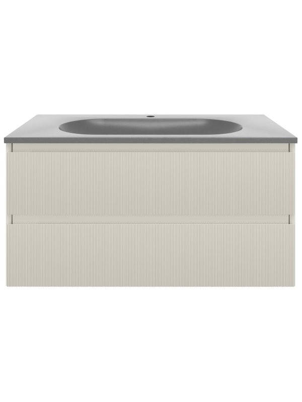 Тумба под раковину без столешницы Vincea Welle 100 m.beige soft-touch